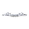 Thumbnail Image 2 of THE LEO Diamond Wedding Band 1/5 ct tw Round-cut 14K White Gold