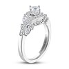 Adrianna Papell Diamond Engagement Ring 7/8 ct tw Princess, Marquise & Round 14K White Gold