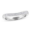 Adrianna Papell Diamond Wedding Band 1/8 ct tw Round-cut 14K White Gold
