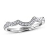 Adrianna Papell Diamond Wedding Band 1/6 ct tw Round-cut 14K White Gold