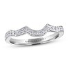 Adrianna Papell Diamond Wedding Band 1/6 ct tw Round-cut 14K White Gold