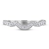 Adrianna Papell Diamond Wedding Band 1/6 ct tw Round-cut 14K White Gold