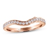 Adrianna Papell Diamond Wedding Band 1/5 ct tw Round-cut 14K Rose Gold