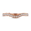 Adrianna Papell Diamond Wedding Band 1/5 ct tw Round-cut 14K Rose Gold