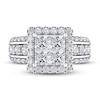 Thumbnail Image 2 of Diamond Engagement Ring 4 ct tw Princess & Round 14K White Gold