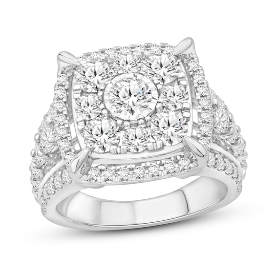 Adore Diamond Engagement Ring 3 ct tw Round-cut 10K White Gold