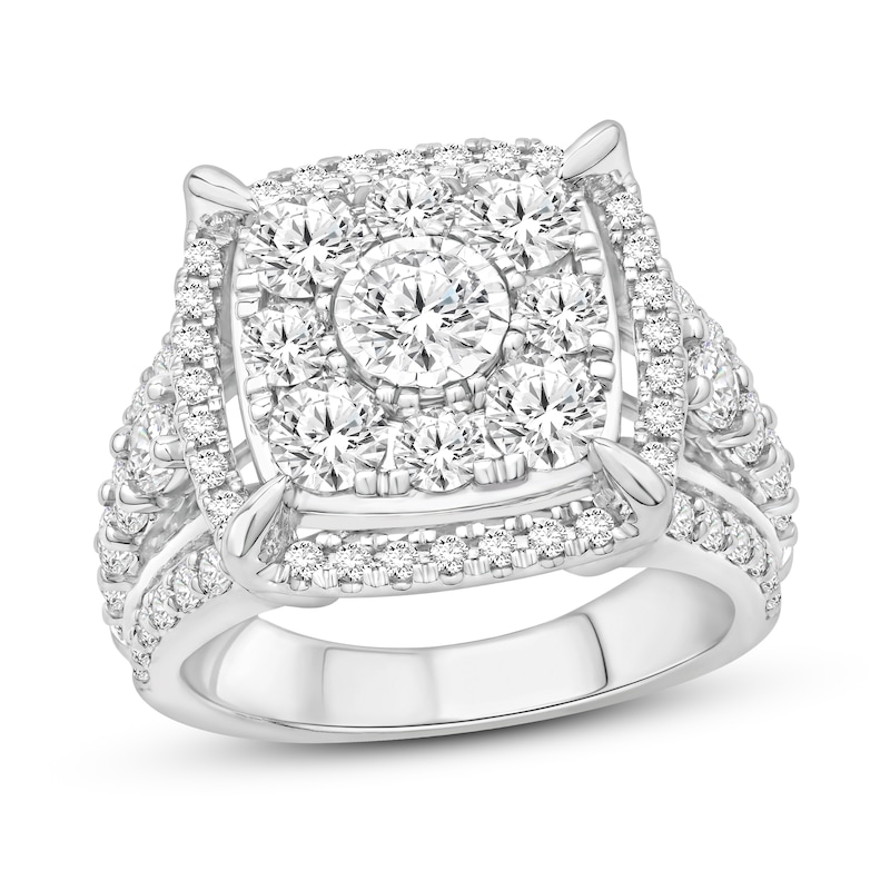 Diamond Engagement Ring 3 ct tw Round-cut 10K White Gold | Kay Outlet