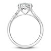 Multi-Stone Diamond Engagement Ring 7/8 ct tw Round-cut 14K White Gold