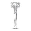 Multi-Stone Diamond Engagement Ring 1 ct tw Round-cut 14K White Gold