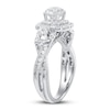 Thumbnail Image 3 of Three-Stone Diamond Engagement Ring 1-5/8 ct tw 14K White Gold