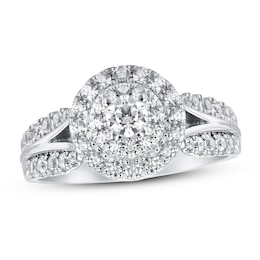Adore Diamond Engagement Ring 1-1/4 ct tw Round-cut 14K White Gold