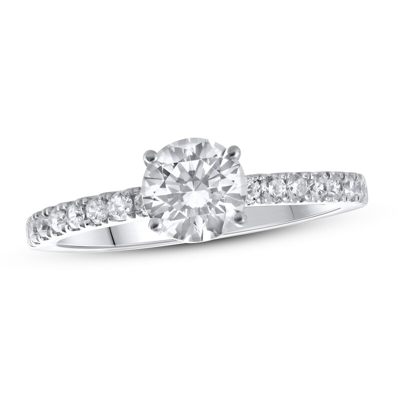 Lab-Created Diamonds by KAY Round-Cut Engagement Ring 1-1/4 ct tw 14K White Gold