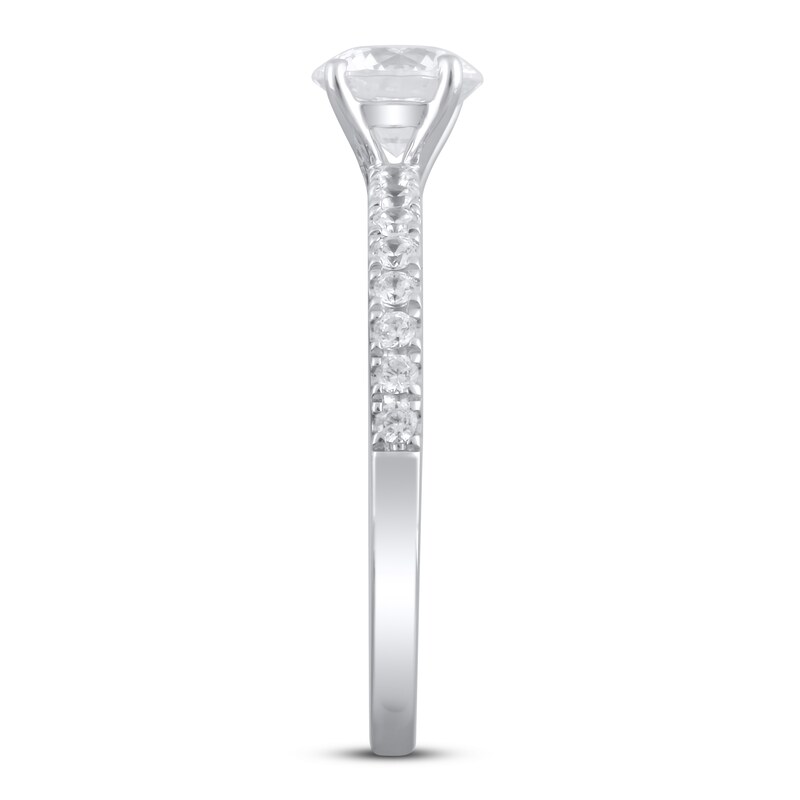 Lab-Created Diamonds by KAY Round-Cut Engagement Ring 1-1/4 ct tw 14K White Gold