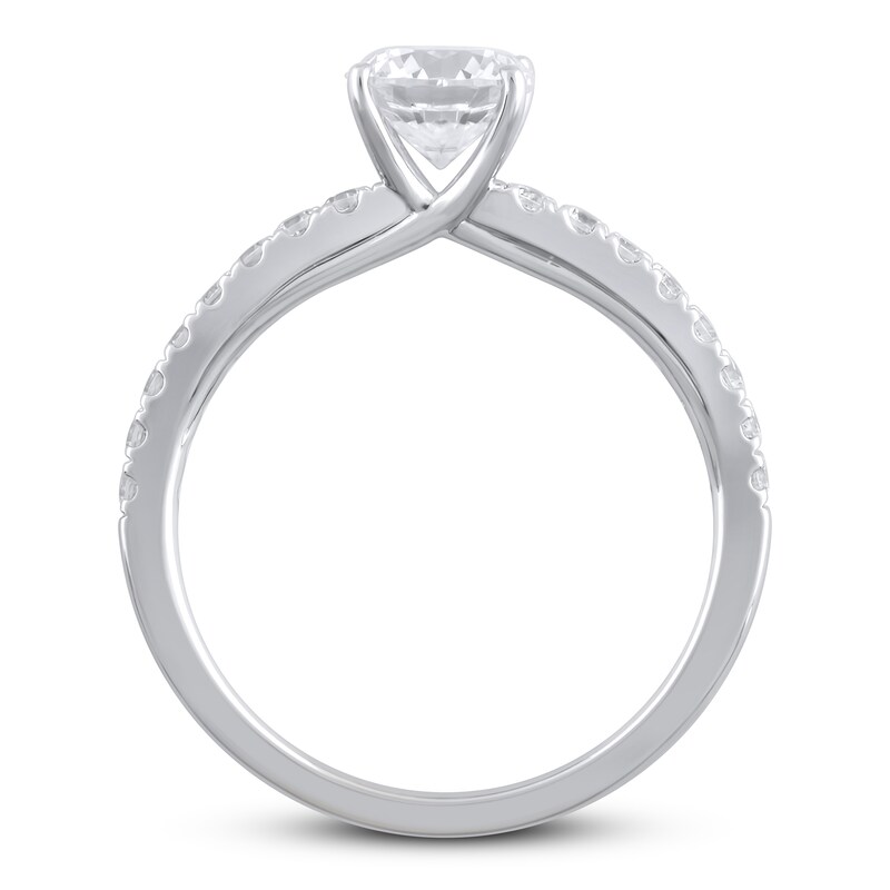 Lab-Created Diamonds by KAY Round-Cut Engagement Ring 1-1/4 ct tw 14K White Gold
