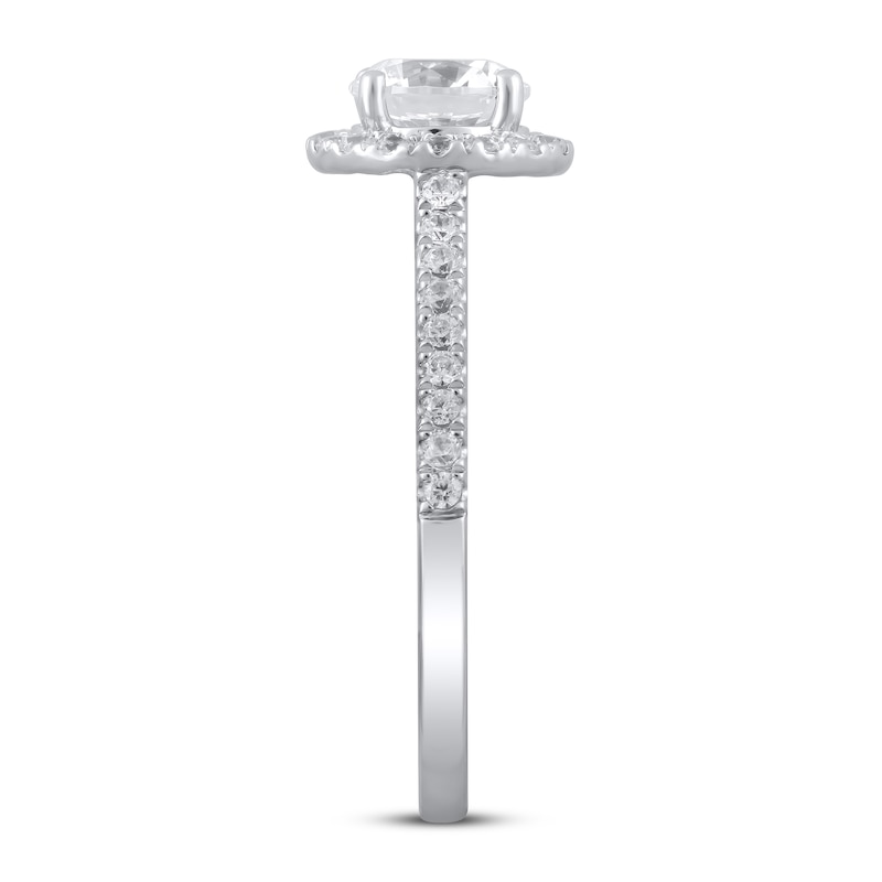 Lab-Created Diamonds by KAY Engagement Ring 1-1/3 ct tw 14K White Gold