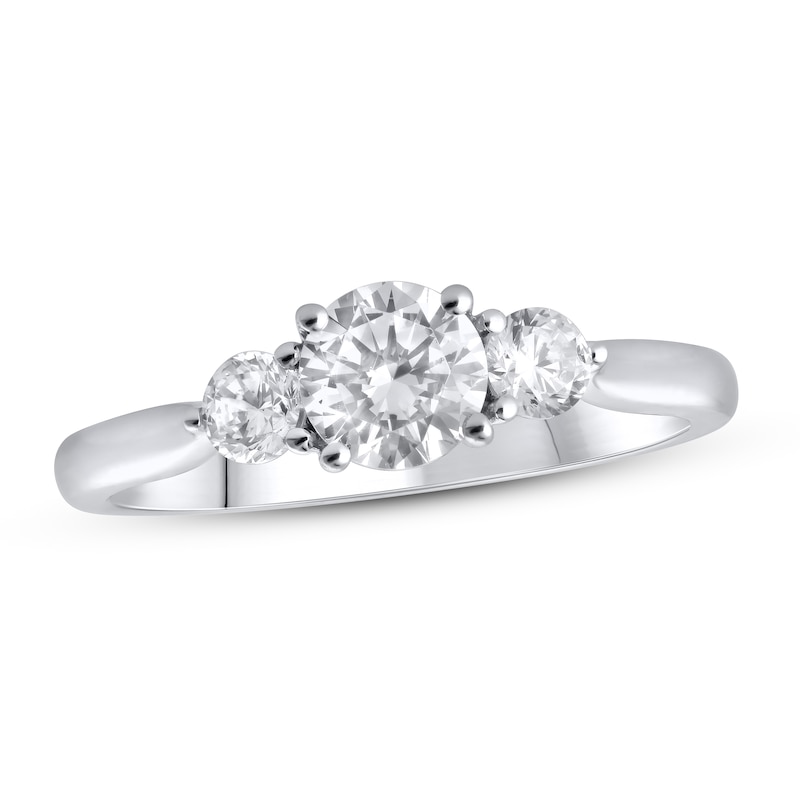 3 Diamond engagement ring