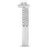 Thumbnail Image 3 of Adore Diamond Bridal Set 3/4 ct tw Round-cut 10K White Gold