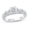 Diamond Engagement Ring 1-1/4 ct tw Round-cut 14K White Gold