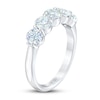 Thumbnail Image 1 of THE LEO First Light Diamond Anniversary Ring 1-1/2 ct tw Round-cut 14K White Gold