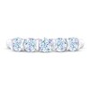 Thumbnail Image 2 of THE LEO First Light Diamond Anniversary Ring 1 ct tw Round-cut 14K White Gold
