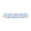 Thumbnail Image 2 of THE LEO First Light Diamond Anniversary Ring 1 ct tw Round-cut 14K White Gold