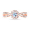 Thumbnail Image 1 of THE LEO First Light Diamond Engagement Ring 7/8 ct tw Round-cut 14K Rose Gold