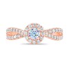 Thumbnail Image 1 of THE LEO First Light Diamond Engagement Ring 7/8 ct tw Round-cut 14K Rose Gold