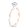 Thumbnail Image 1 of THE LEO First Light Diamond Solitaire Engagement Ring 1/2 ct tw Round-cut 14K Rose Gold