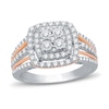 Thumbnail Image 1 of Diamond Engagement Ring 3/4 ct tw Round-cut 10K Two-Tone Gold