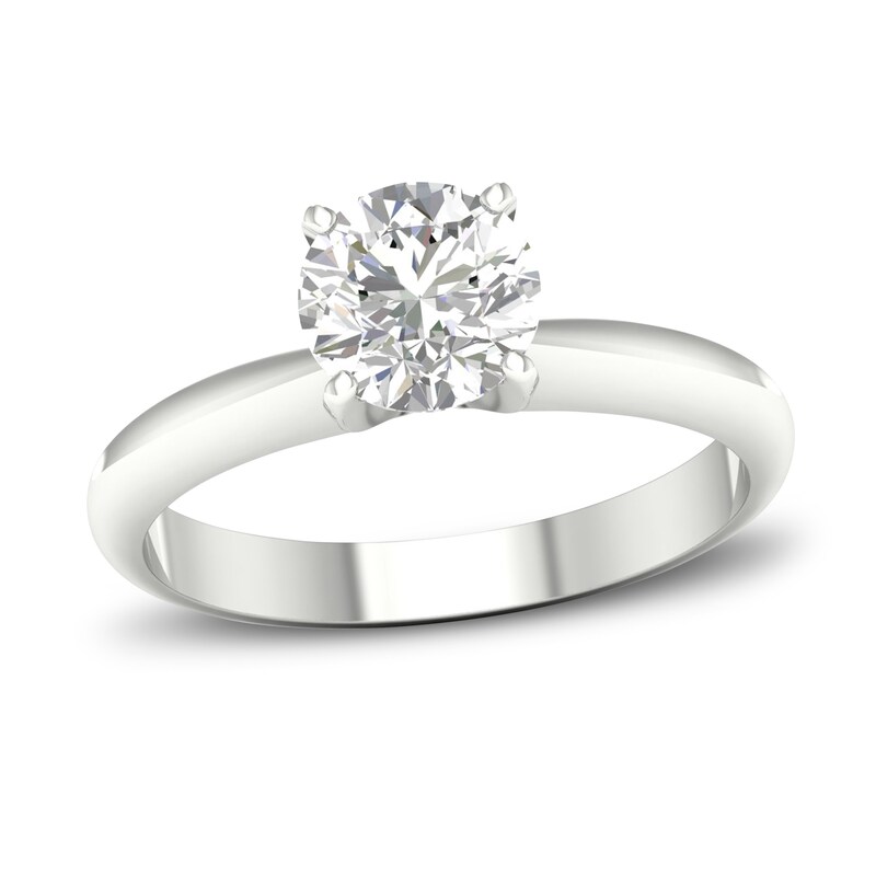 Lab-Created Diamonds by KAY Solitaire Engagement Ring 3 ct tw 14K White Gold (F/VS2)