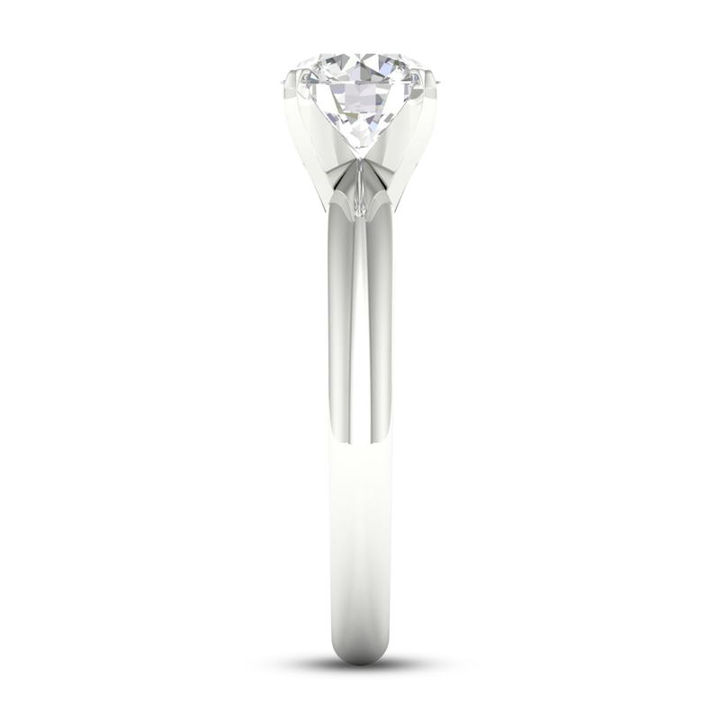 Lab-Created Diamonds by KAY Solitaire Engagement Ring 3 ct tw 14K White Gold (F/VS2)