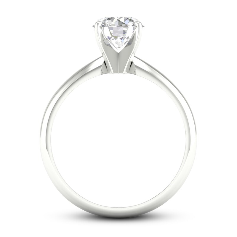 Lab-Created Diamonds by KAY Solitaire Engagement Ring 3 ct tw 14K White Gold (F/VS2)