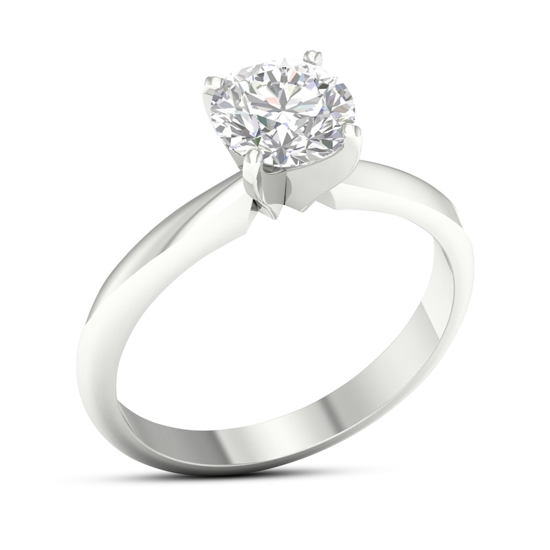 Lab-Created Diamonds by KAY Solitaire Engagement Ring 3 ct tw 14K White Gold (F/VS2)