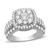 Diamond Engagement Ring 2 ct tw Round-Cut 10K White Gold