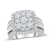 Thumbnail Image 0 of Diamond Engagement Ring 3 ct tw Round & Baguette 10K White Gold