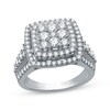 Diamond Bridal Set 2 ct tw Round-Cut 10K White Gold