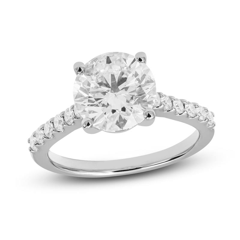 Diamond Engagement Ring 1-3/4 ct tw Round-cut 14K White Gold