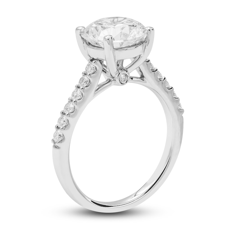 Diamond Engagement Ring 1-3/4 ct tw Round-cut 14K White Gold