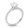 Thumbnail Image 1 of Certified Diamond Engagement Ring 1 ct tw Round-cut 14K White Gold