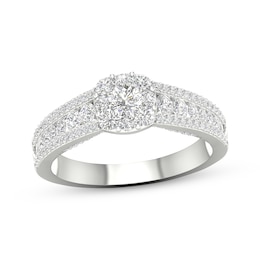 Adore Diamond Engagement Ring 1 ct tw Round-cut 14K White Gold
