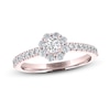 Thumbnail Image 1 of THE LEO Diamond Engagement Ring 1/2 ct tw Round-cut 14K Rose Gold