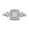 Thumbnail Image 2 of Adrianna Papell Diamond Engagement Ring 7/8 ct tw Princess & Round 14K White Gold