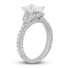 Thumbnail Image 2 of Neil Lane Premiere Diamond Engagement Ring 2-3/8 ct tw Radiant, Round & Princess-Cut 14K White Gold