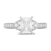 Thumbnail Image 3 of Neil Lane Premiere Diamond Engagement Ring 2-3/8 ct tw Radiant, Round & Princess-Cut 14K White Gold