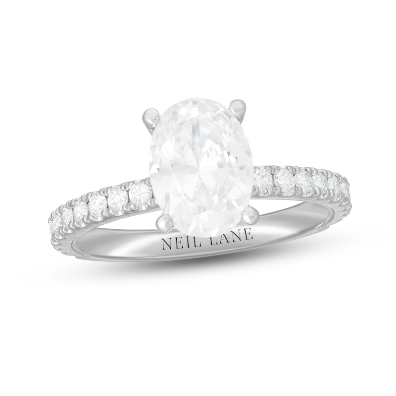 Neil Lane Oval Diamond Engagement Ring 2-3/8 ct tw 14K White Gold