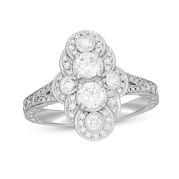 Neil Lane Round-cut Diamond Engagement Ring 1 ct tw 14K White Gold