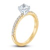 Diamond Engagement Ring 7/8 ct tw Round-cut 14K Two-Tone Gold