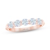 Thumbnail Image 1 of THE LEO First Light Diamond Anniversary Ring 1 ct tw Round-cut 14K Rose gold