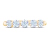 Thumbnail Image 3 of THE LEO First Light Diamond Anniversary Ring 1 ct tw Round-cut 14K Yellow Gold