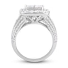 Thumbnail Image 2 of Adore Diamond Engagement Ring 3 ct tw Princess/Round/Baguette-Cut 14K White Gold